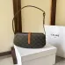 Celine Clutch On Strap Tabou in Triomphe Canvas Calfskin #A49298