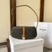 Celine Clutch On Strap Tabou in Triomphe Canvas Calfskin #A49298