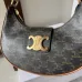 Celine Dnu Ava Medium Triomphe Coated Canvas &amp; Leather Shoulder Bag #A49275