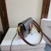 Celine Triomphe Pattern Saddle Bag in Brown and Black for Timeless Elegance size:20×14×5cm #A54102