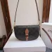 Celine Triomphe Pattern Saddle Bag in Brown and Black for Timeless Elegance size:20×14×5cm #A54102