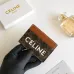 Celine Leather Card Case with Logo Print #A46199