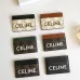 Celine Leather Card Case with Logo Print #A46199