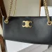 Celine NEWSPAPER CHAIN BAG TRIOMPHE SOFT in SUPPLE CALFSKIN #A49277