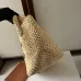 Celine SMALL CABAS THAIS IN RAFFIA AND CALFSKIN  #A49276