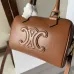 Celine Small Boston 2Way Bag Shoulder Triomphe Cuile Leather #A49301