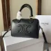 Celine Small Boston 2Way Bag Shoulder Triomphe Cuile Leather #A49301