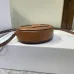 Celine Smooth Calfskin Cuir Small Triomphe Oval Crossbody Purse Tan #A49272