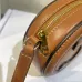 Celine Smooth Calfskin Cuir Small Triomphe Oval Crossbody Purse Tan #A49272