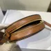 Celine Smooth Calfskin Cuir Small Triomphe Oval Crossbody Purse Tan #A49272
