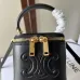 Celine Smooth Calfskin Cuir Triomphe Mini Vanity Case Tan #A49273