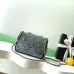 2026 Chanel Evening Bag  Dark Gray  Colorful Rhinestones  Luxurious  Stylish for Formal Events #A60146