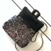 2026 Chanel SO BLACK Sequin Bag Sparkly Double C  Edgy  Cool Perfect for Fall Winter #A60145