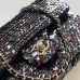 2026 Chanel SO BLACK Sequin Bag Sparkly Double C  Edgy  Cool Perfect for Fall Winter #A60145
