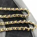 Chanel Black Quilted Suede And Leather Handbag With Chain Strap For Timeless Elegance #A49784
