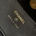 Chanel Black Quilted Suede And Leather Handbag With Chain Strap For Timeless Elegance #A49784