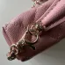 Chanel Pink Quilted Vanity Bag With Chain Strap And Top Handle Showcasing Timeless Luxury #A50413