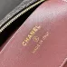 Chic Black Chanel Quilted Leather Mini Bag With Chain Strap For Timeless Elegance #A49790