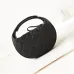 CHANEL Caviar Quilted Polly Pocket Pouch Hobo Black/White #A49188