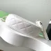 Chanel White Mesh Half - Moon Bag With Chain Strap For Contemporary Luxury Looks #A49785