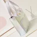 CHANEL Light Pink/Yellow/Blue Printed Denim Large Shopping Tote Bag #A49216