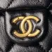 CHANEL Sheepskin Crossbody One Shoulder Handbags Women's Black #A49158