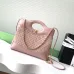 Elegant Chanel Quilted Handbags In Blue And Pink For Timeless Fashion Statements #A49787