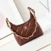 CHANEL Shiny Lambskin Quilted Small Hobo #A49163