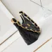 CHANEL Shiny Lambskin Quilted Small Hobo #A49163
