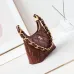 CHANEL Shiny Lambskin Quilted Small Hobo #A49163