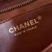 CHANEL Shiny Lambskin Quilted Small Hobo #A49163