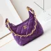 CHANEL Shiny Lambskin Quilted Small Hobo #A49163