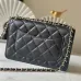 Chanel Quilted Leather Bag With Charm Accents For Unique Luxury Style #A49786