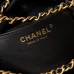 Chanel 22 mini handbag, Shiny calfskin &amp; gold-tone metal  #A49199