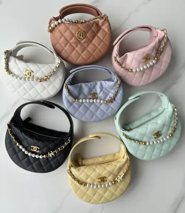 Chanel Quilted Pearl - Accented Hobo Bags In Diverse Colors Showcasing Timeless Elegance #A50410