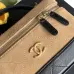 Chanel AP5276 Suede &amp; Leather Handbag with Chain Strap Size 17-19.5-5 #A62896