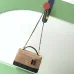 Chanel AP5276 Suede &amp; Leather Handbag with Chain Strap Size 17-19.5-5 #A62896