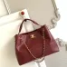 Chanel AS5634 Suede &amp; Leather Tote Bag with Chain Strap Size 36x24x12CM #A62912