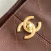 Chanel AS5634 Suede &amp; Leather Tote Bag with Chain Strap Size 36x24x12CM #A62912