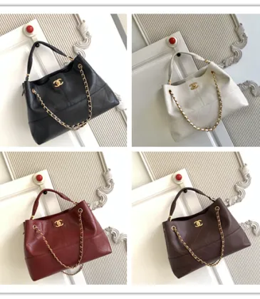 Chanel AS5634 Suede &amp; Leather Tote Bag with Chain Strap Size 36x24x12CM #A62912