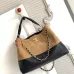 Chanel AS5634 Suede &amp; Leather Tote Bag with Chain Strap Size 36x24x12CM #A62913