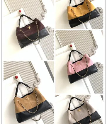 Chanel AS5634 Suede &amp; Leather Tote Bag with Chain Strap Size 36x24x12CM #A62913