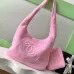 Chanel Terry Cloth Hobo Bag With Signature CC Logo Embossing size:38×58×20cm #A53667