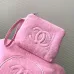 Chanel Terry Cloth Hobo Bag With Signature CC Logo Embossing size:38×58×20cm #A53667