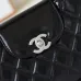 Chanel Black Quilted Aged Calfskin Mini Kelly Bag Aged Gold Hardware #A49205