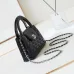 Chanel Black Quilted Aged Calfskin Mini Kelly Bag Aged Gold Hardware #A49205