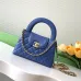 Chanel Black Quilted Aged Calfskin Mini Kelly Bag Aged Gold Hardware #A49206