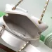 Chanel Bowling Bag: Cowhide Leather 24K Gold Chain Handbag with Pockets #A49219