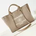 Chanel Deauville Coco Mark Tote Bag Canvas #A49193