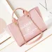 Chanel Deauville Coco Mark Tote Bag Canvas #A49193